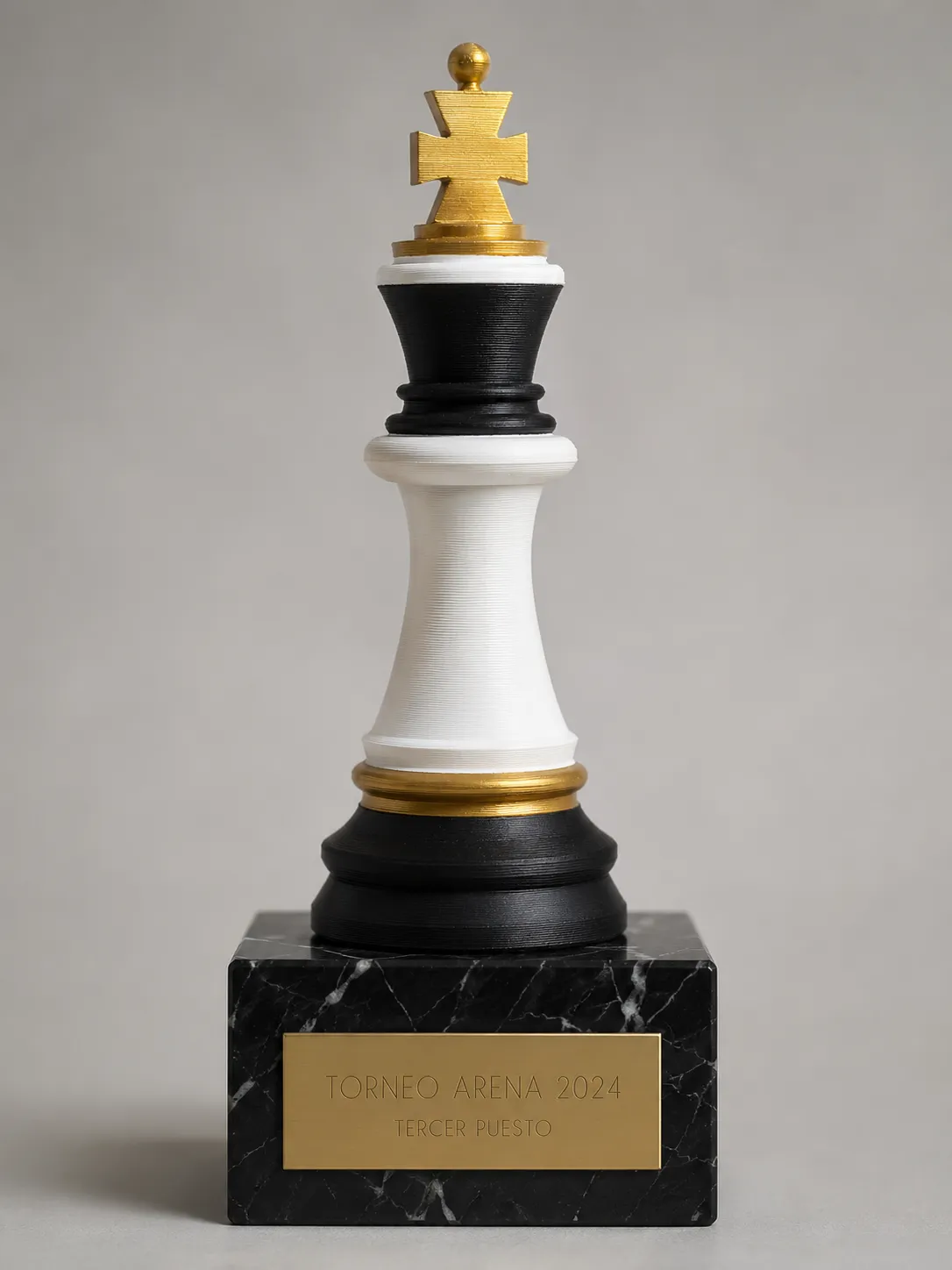 Trofeo de ajedrez en impreso en 3d