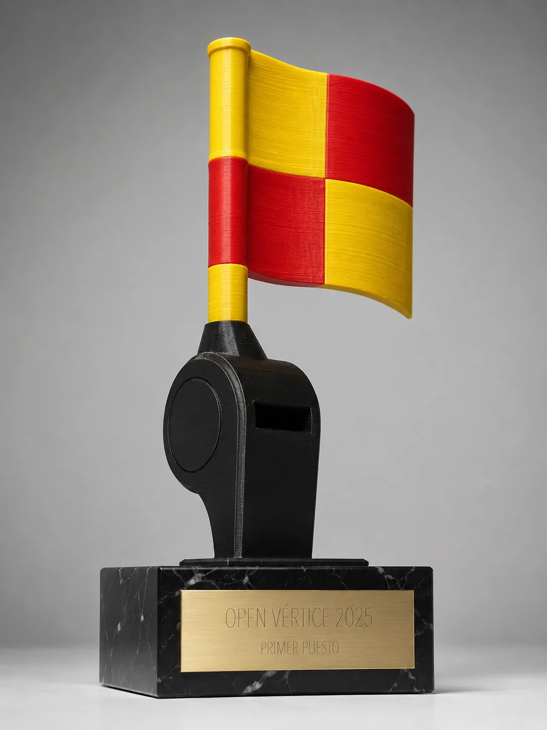 Trofeo de árbitros en impreso en 3d