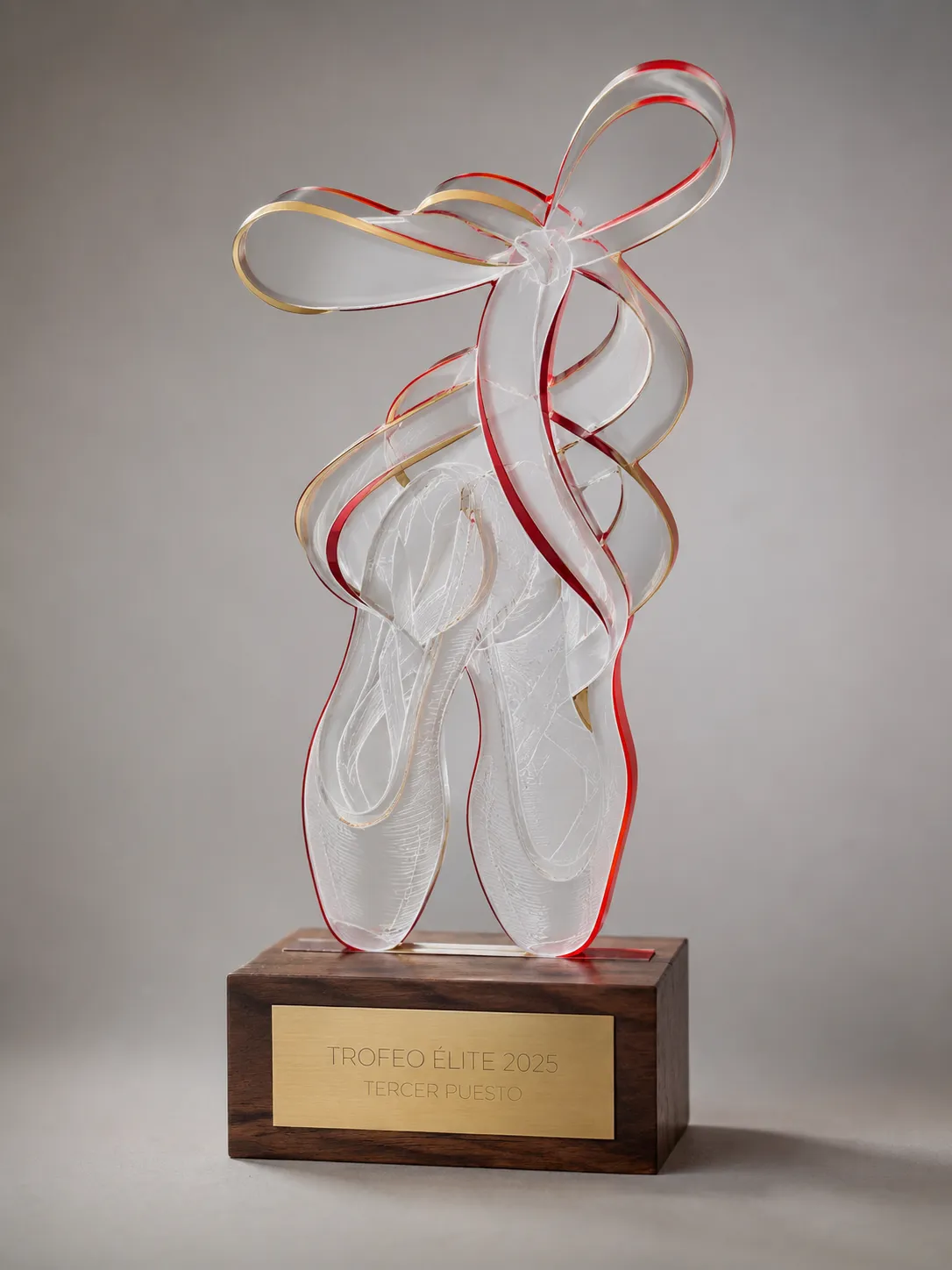 Trofeo de baile en metacrilato