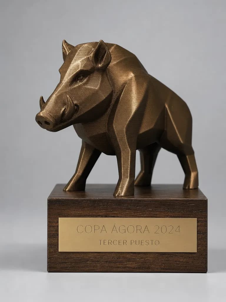 Trofeo de caza en impreso en 3d