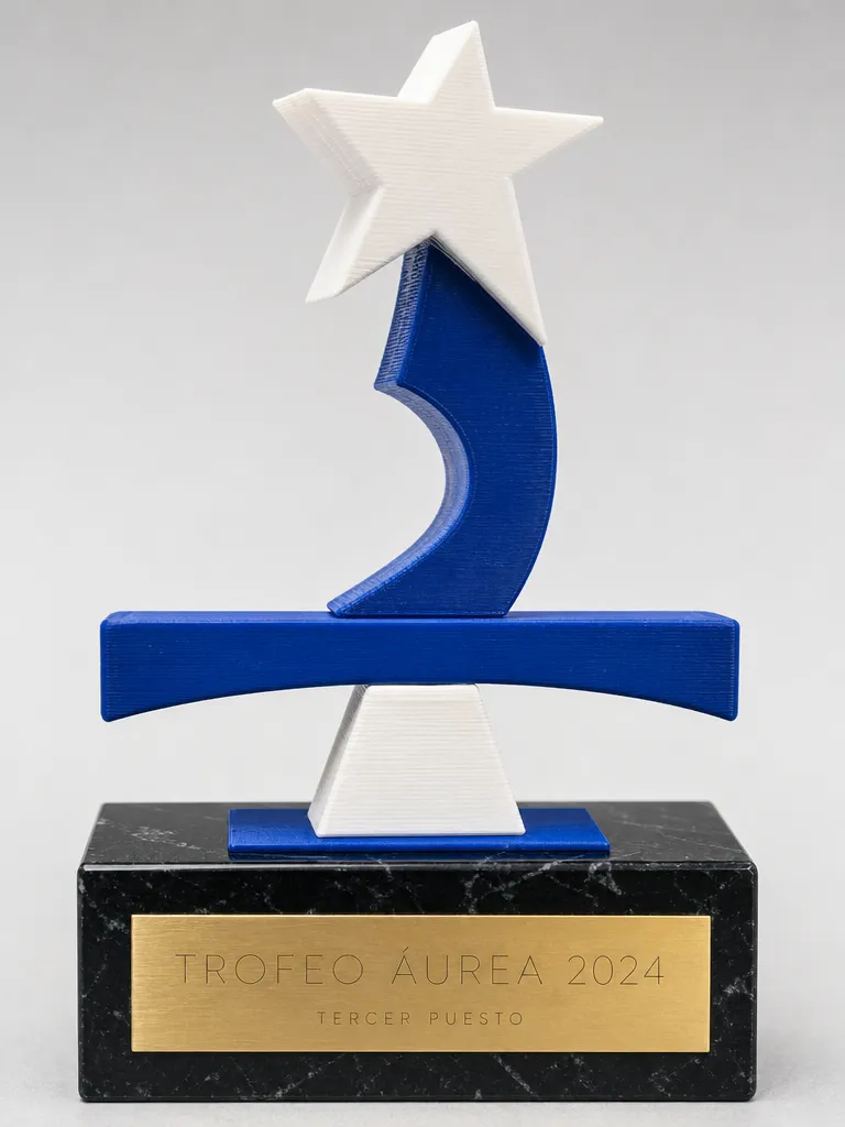 Trofeo de gimnasia en impreso en 3d