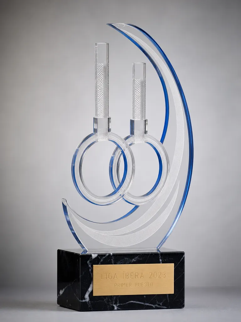 Trofeo de gimnasia en metacrilato