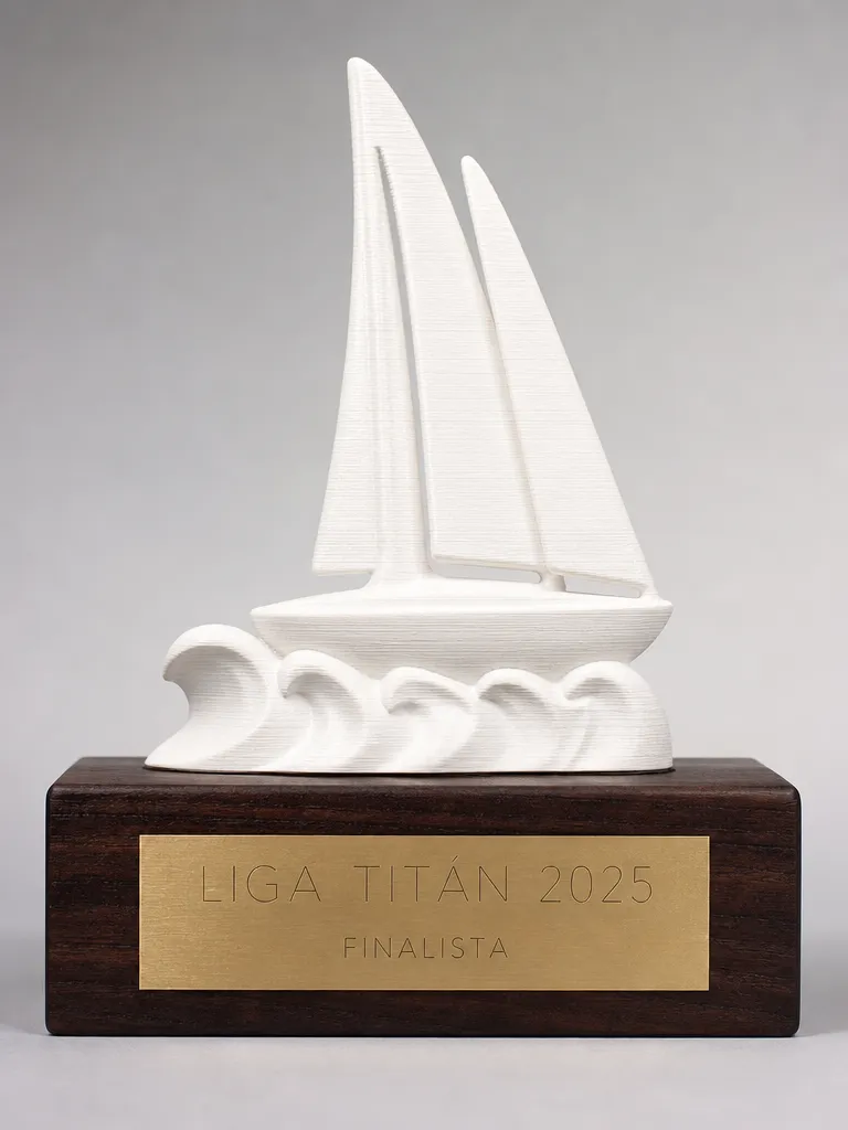 Trofeo de jubilación en impreso en 3d