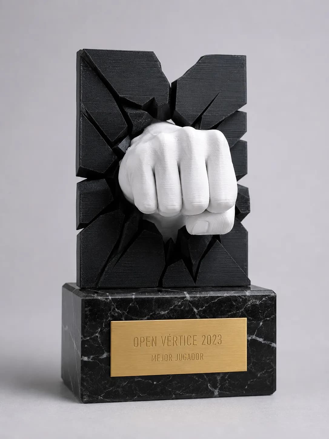 Trofeo de karate en impreso en 3d