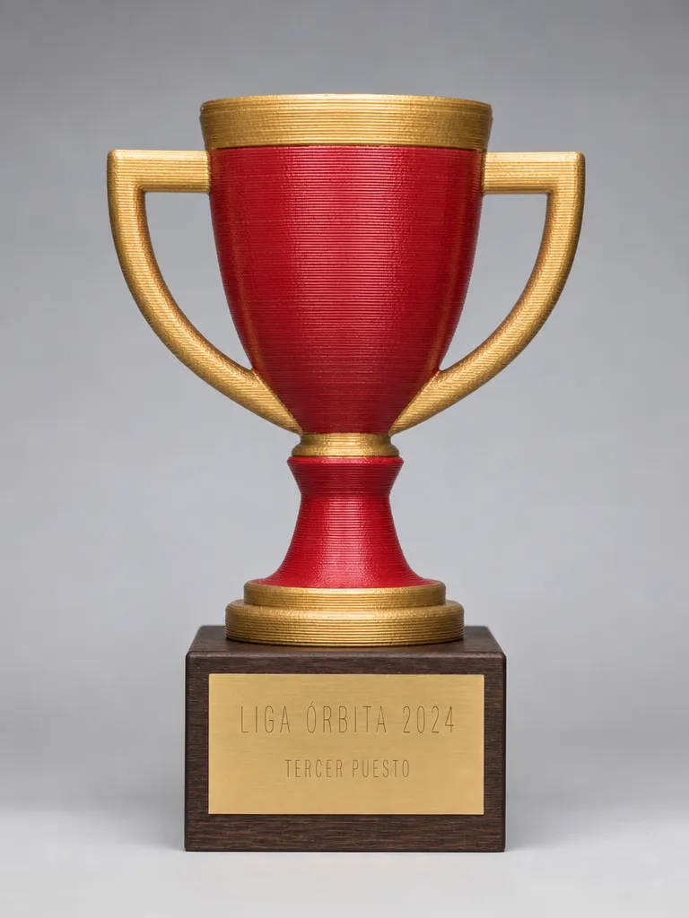 Trofeo de mini trofeos en impreso en 3d