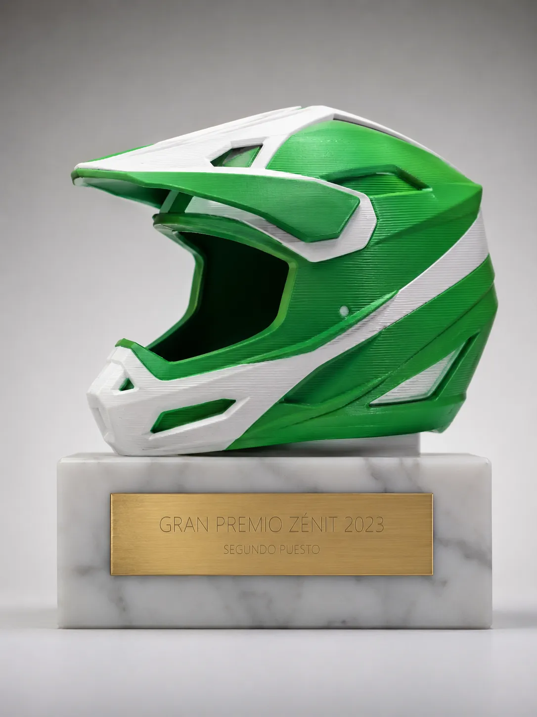 Trofeo de motocross en impreso en 3d