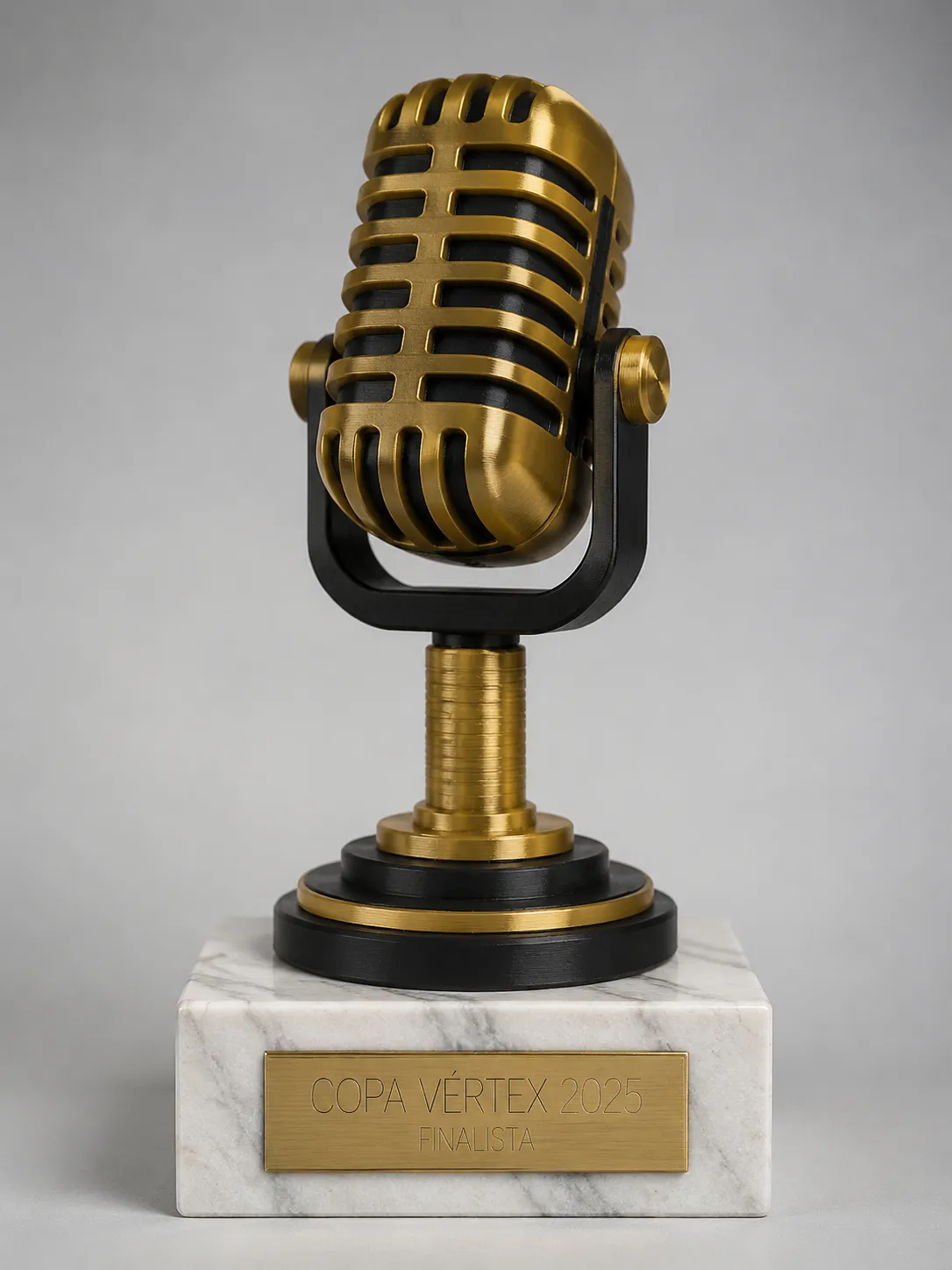 Trofeo de música en impreso en 3d