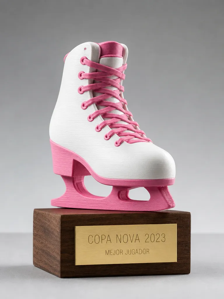Trofeo de patinaje en impreso en 3d