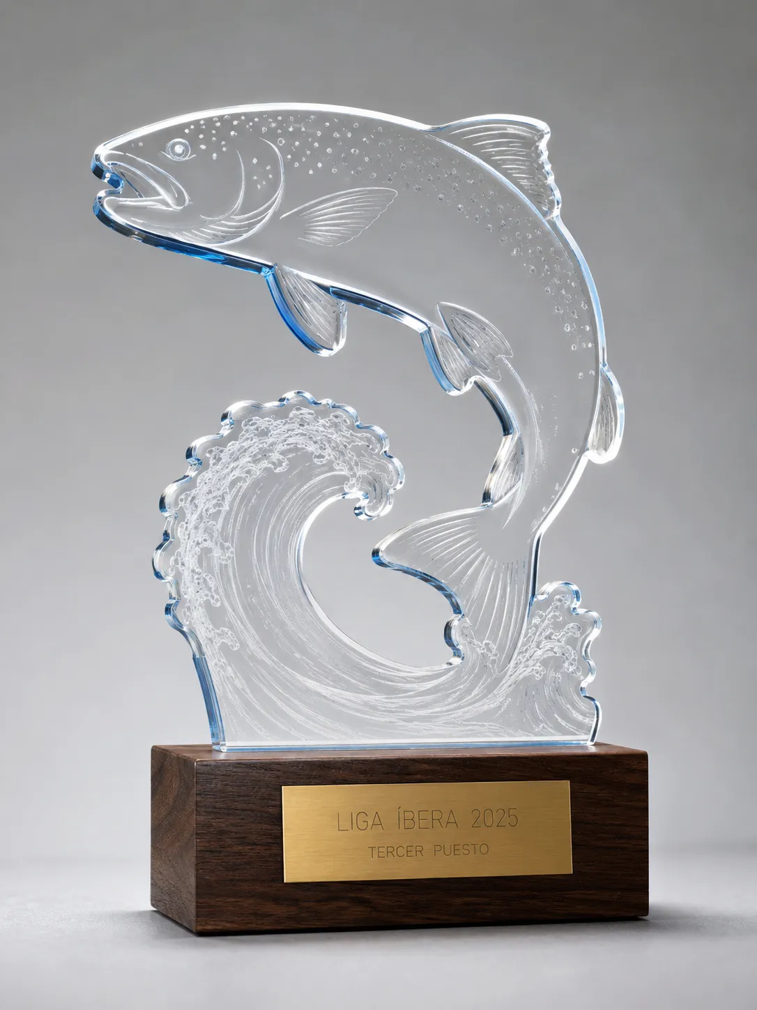 Trofeo de pesca en metacrilato