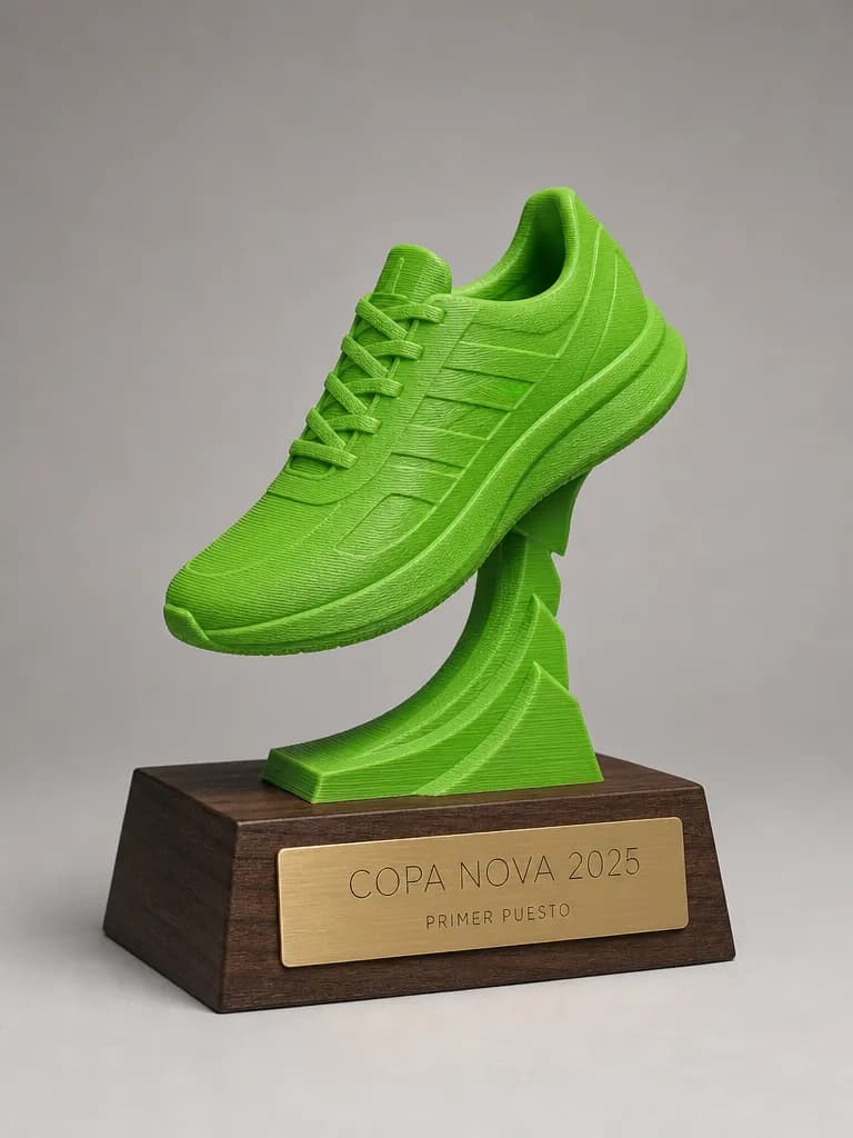 Trofeo de running en impreso en 3d