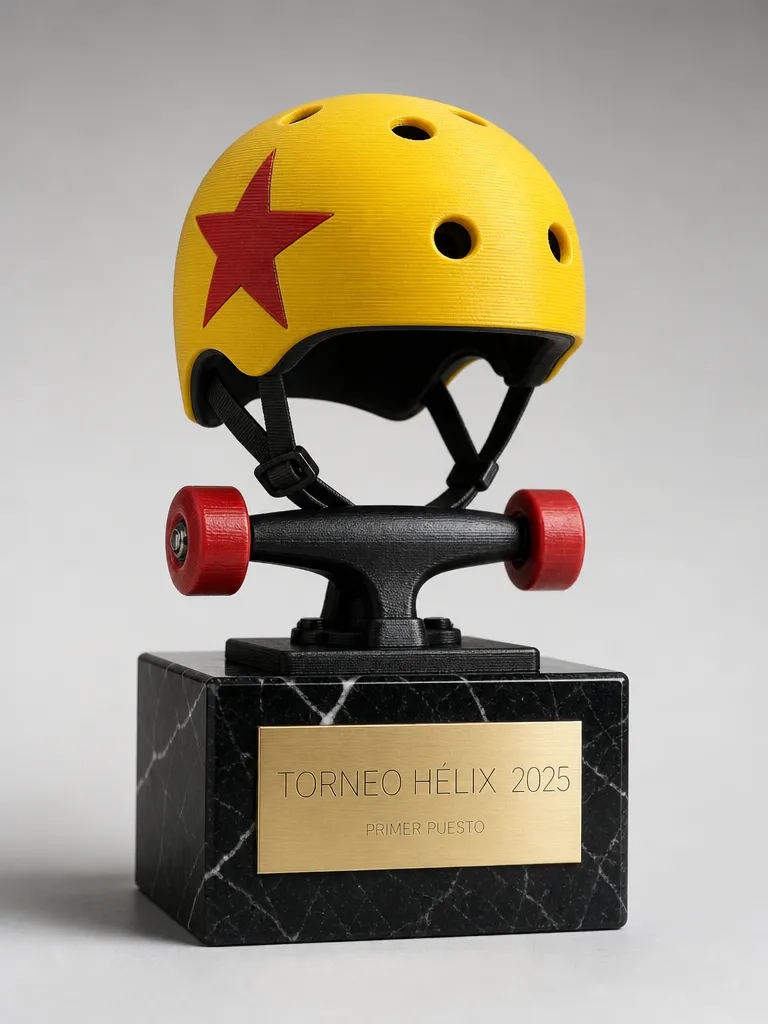 Trofeo de skate en impreso en 3d