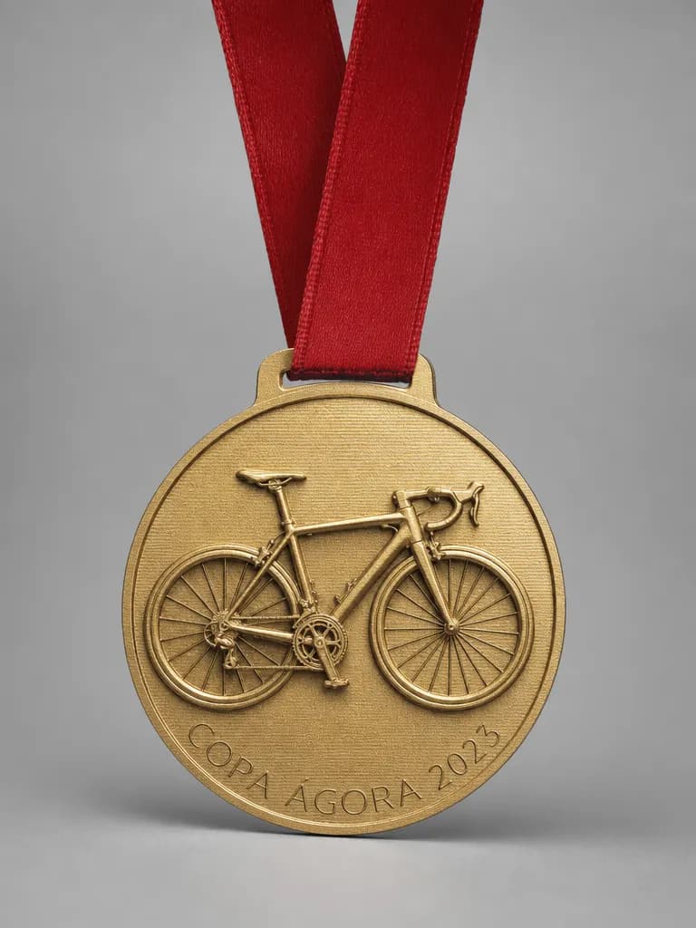 Trofeo de ciclismo en impreso en 3d