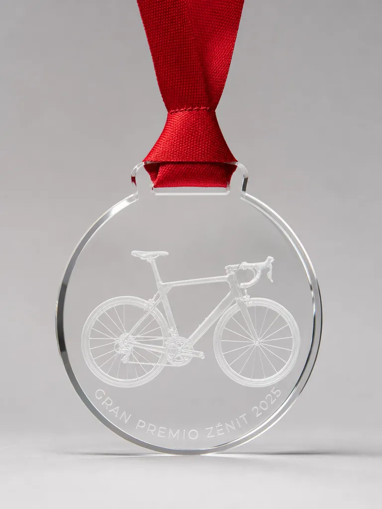 Trofeo de ciclismo en metacrilato