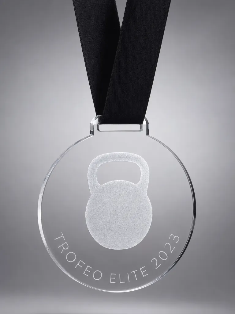 Trofeo de crossfit en metacrilato