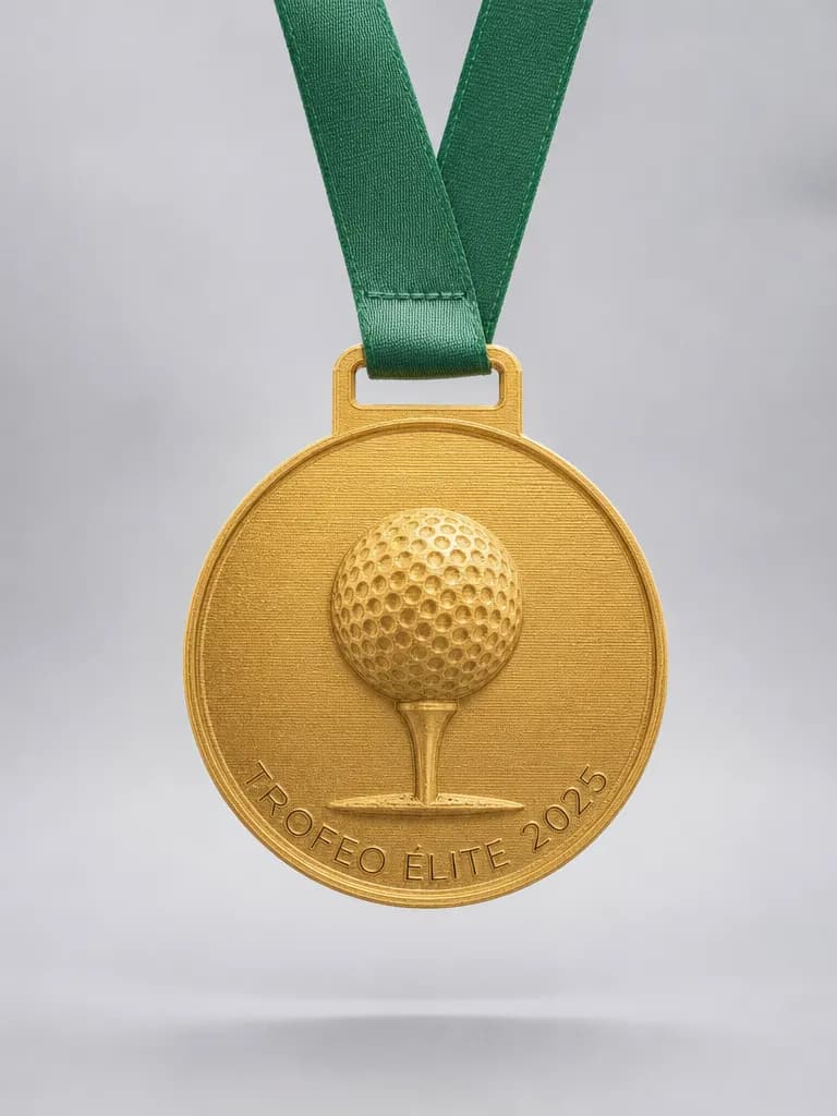 Trofeo de golf en impreso en 3d