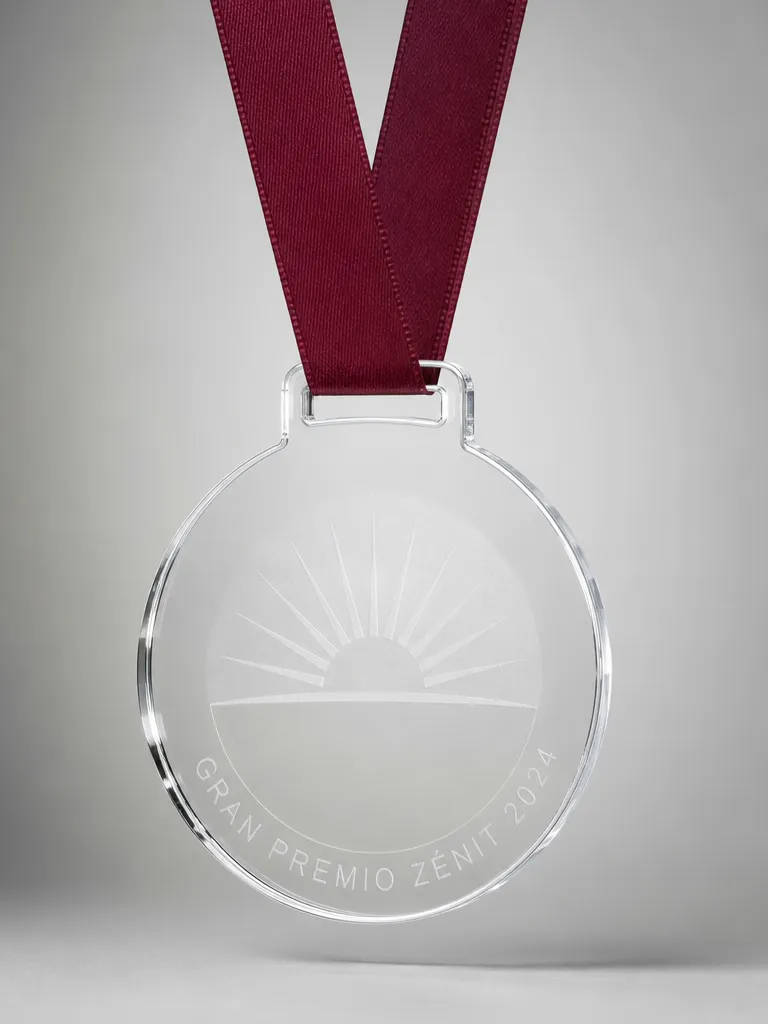 Trofeo de jubilación en metacrilato