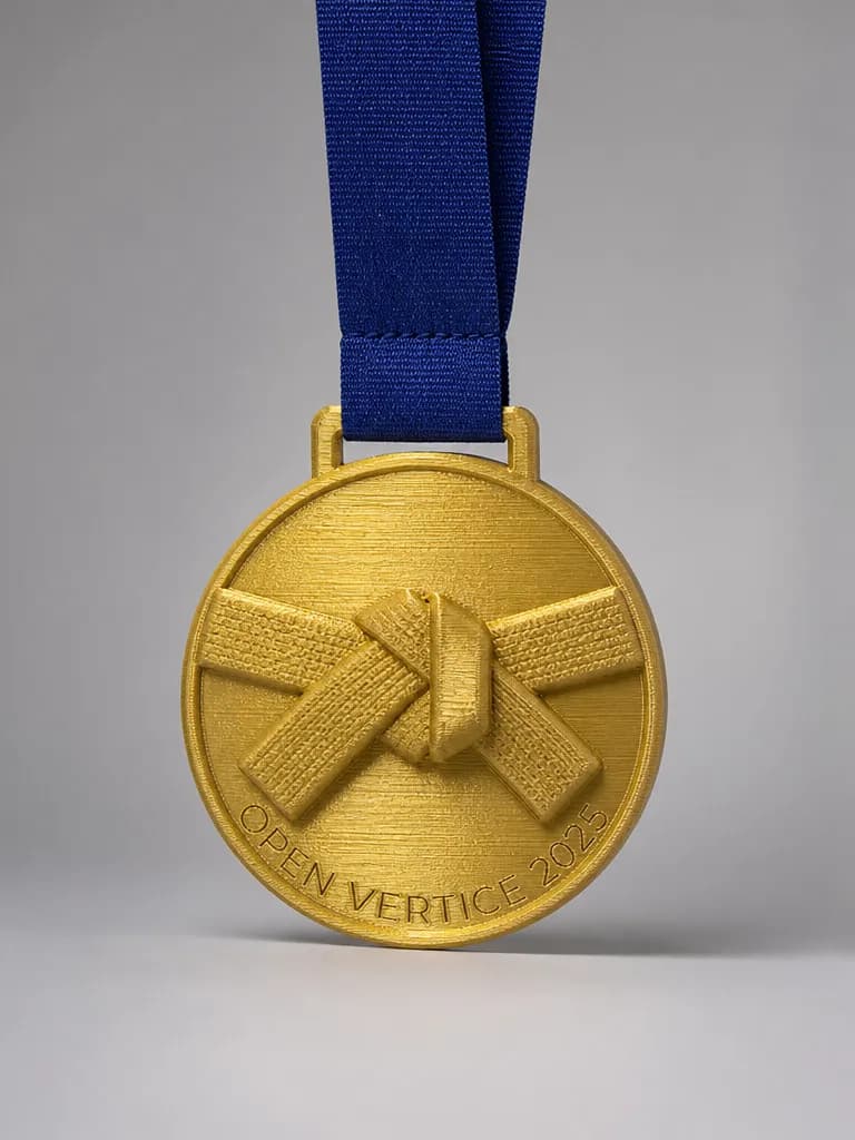 Trofeo de judo en impreso en 3d