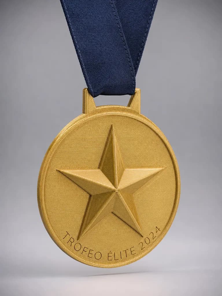 Trofeo de mejor empleado en impreso en 3d