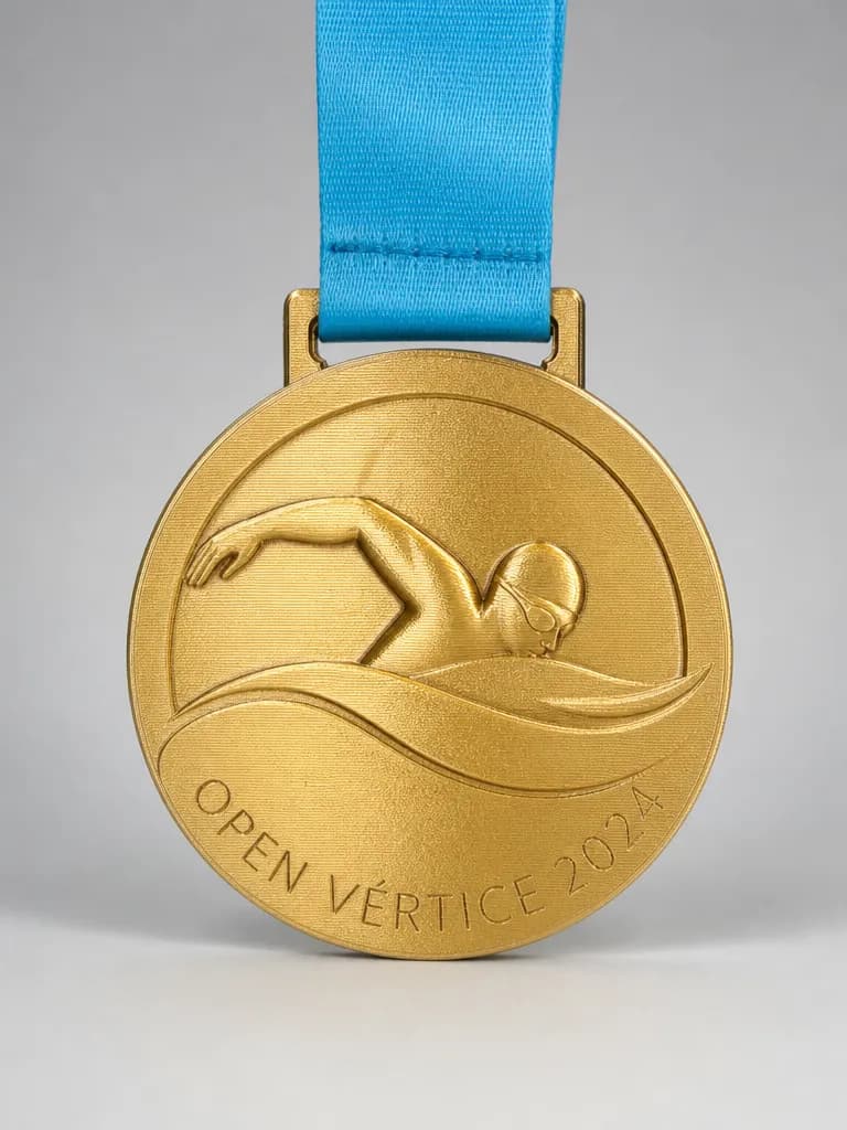 Trofeo de natación en impreso en 3d