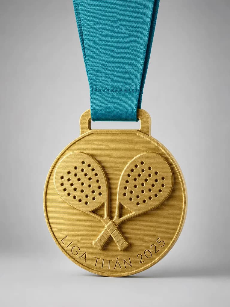 Trofeo de pádel en impreso en 3d