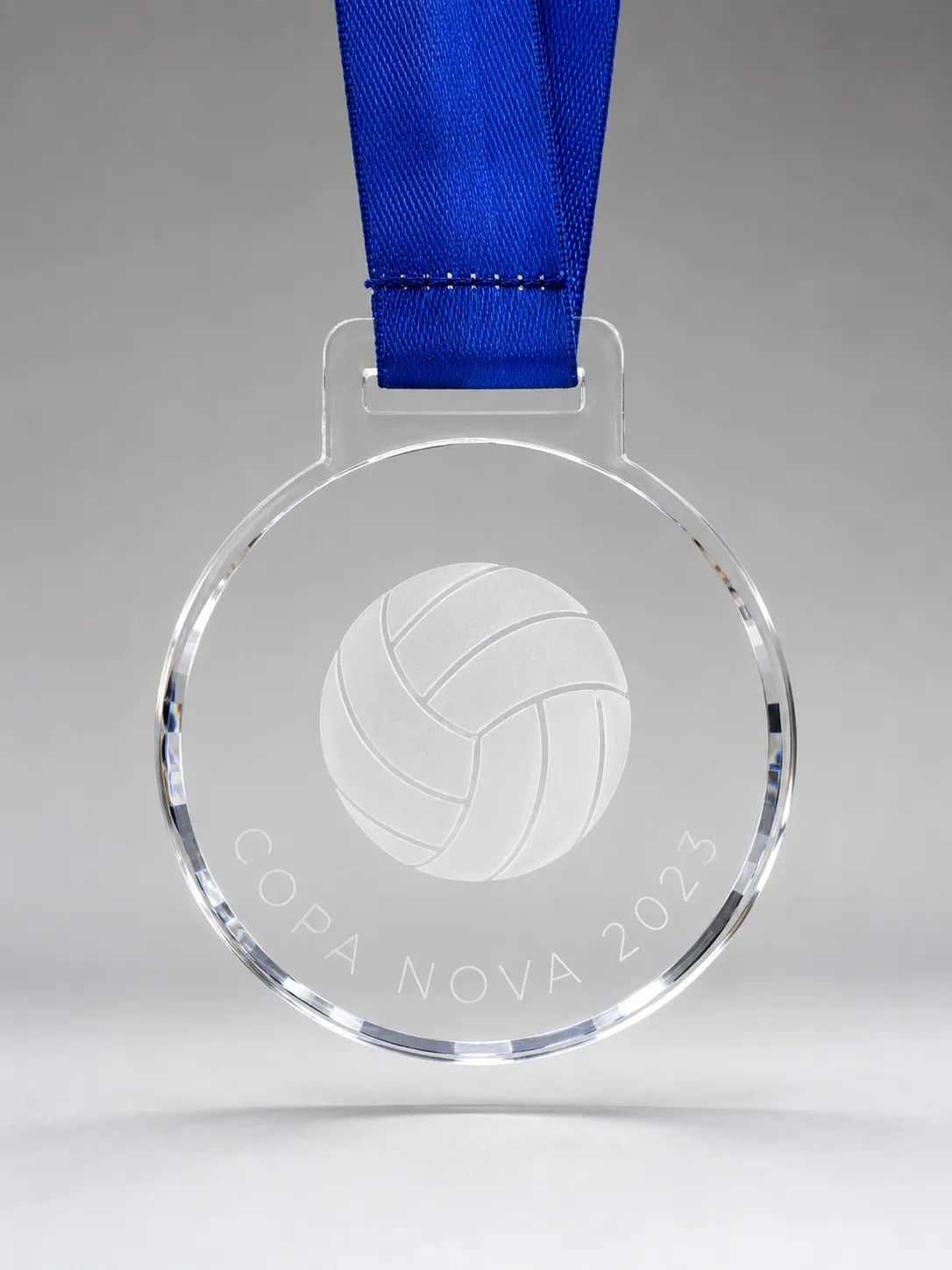 Trofeo de voleibol en metacrilato