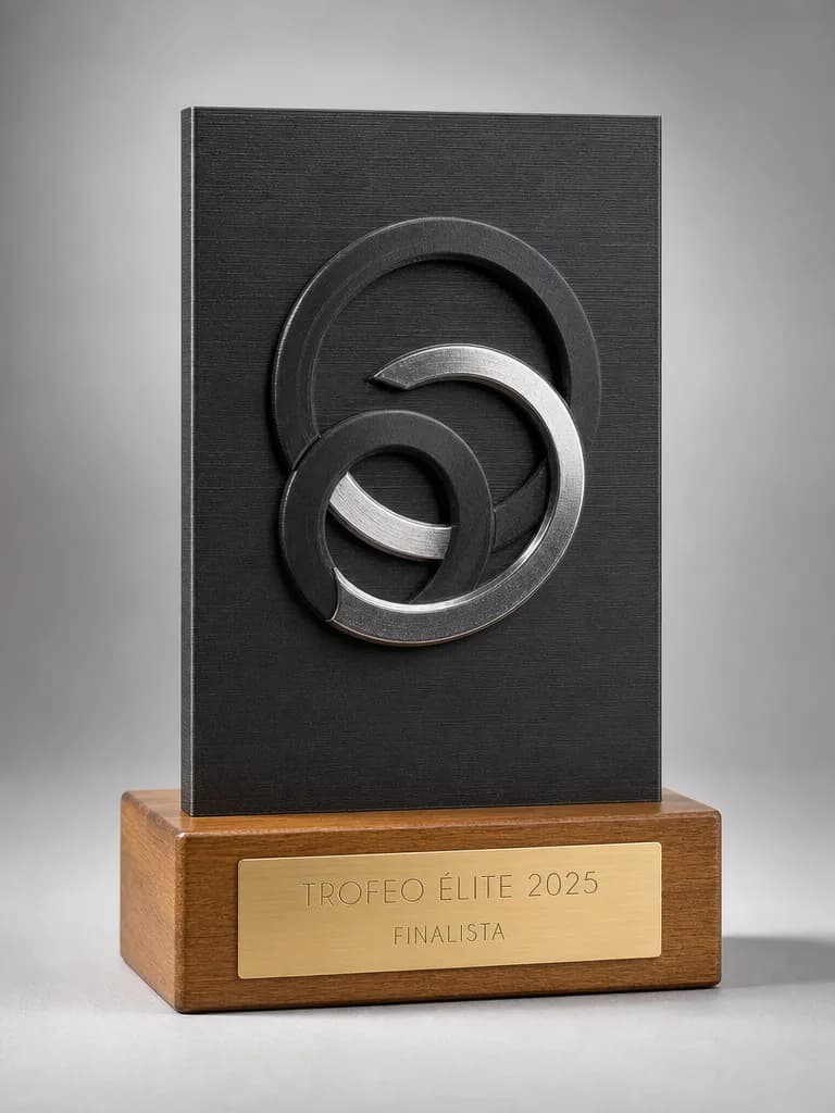Trofeo de bodas de plata en impreso en 3d