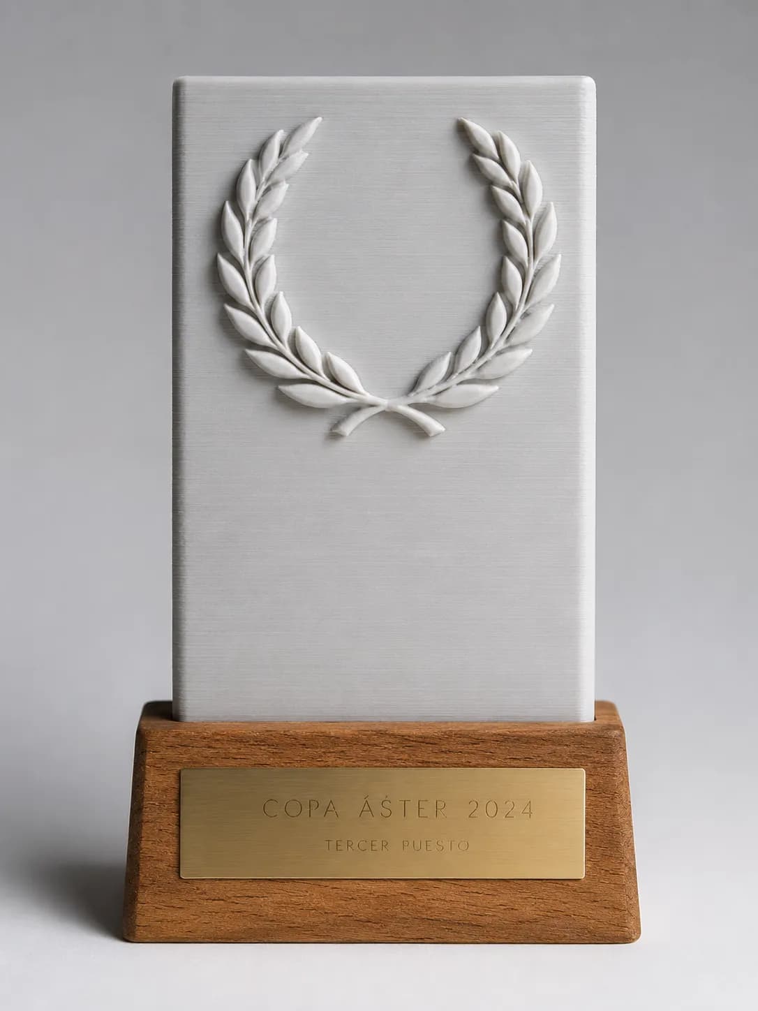 Trofeo de conmemorativas en impreso en 3d
