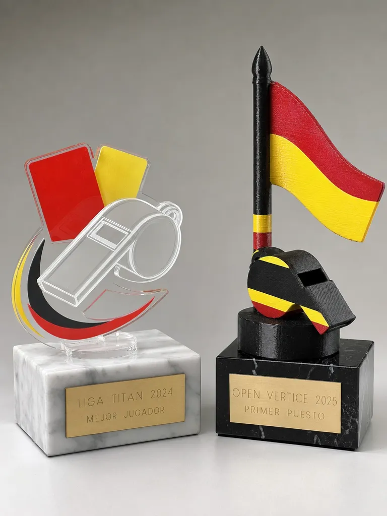 Custom referee trophies