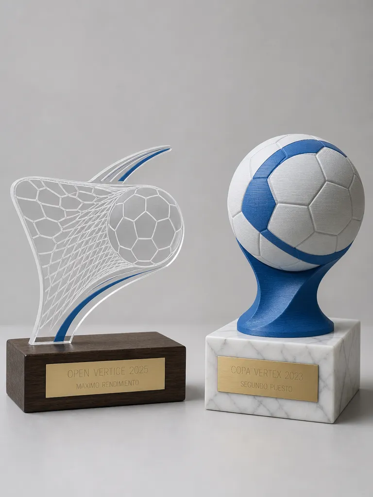 Trofeos de balonmano personalizados
