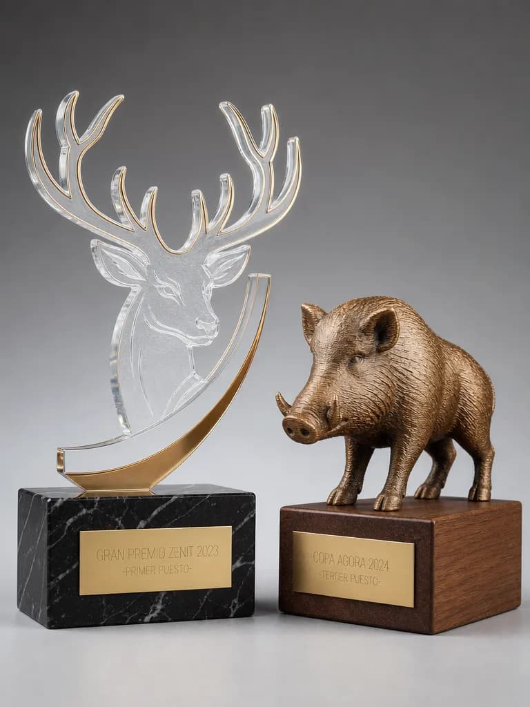 Trofeos de caza personalizados