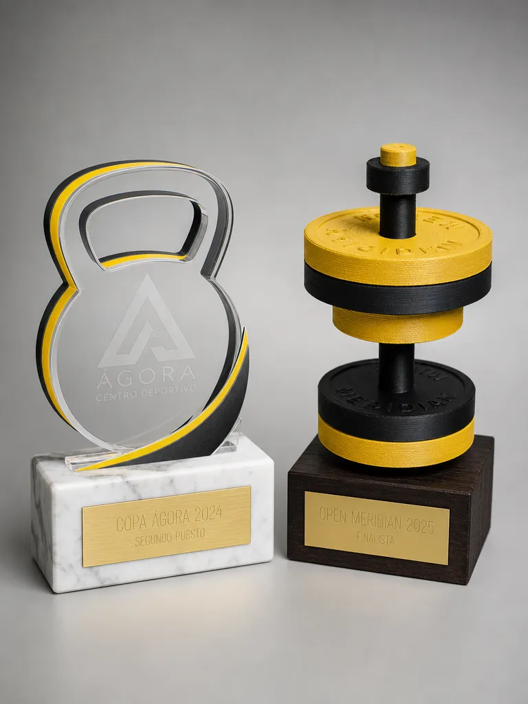 Trofeos de crossfit personalizados