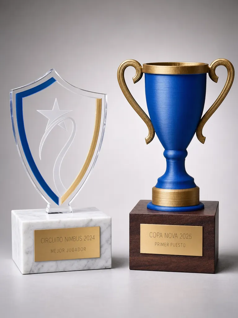 Trofeos para liga personalizados