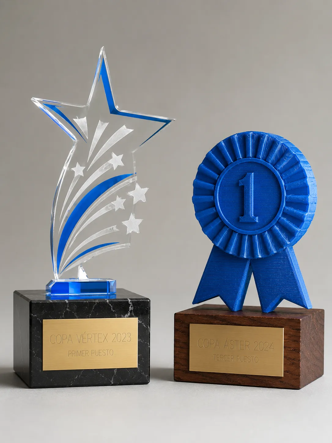 Trofeos al mejor empleado personalizados