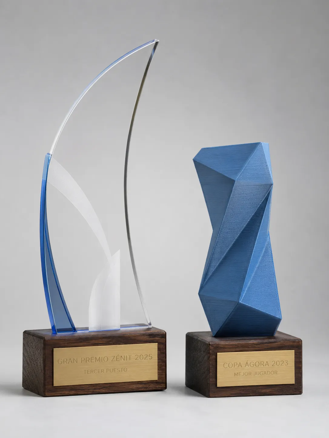 Trofeos de metacrilato personalizados