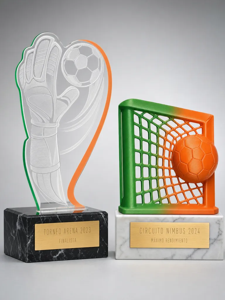 Trofeos para porteros personalizados