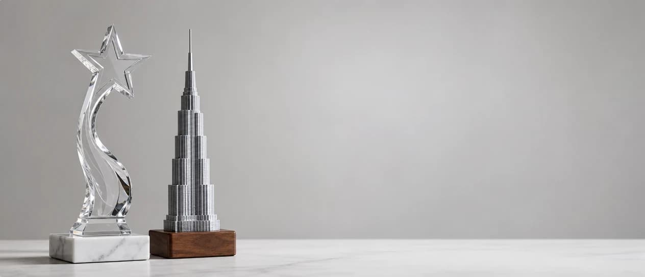 Custom corporate trophies for companies