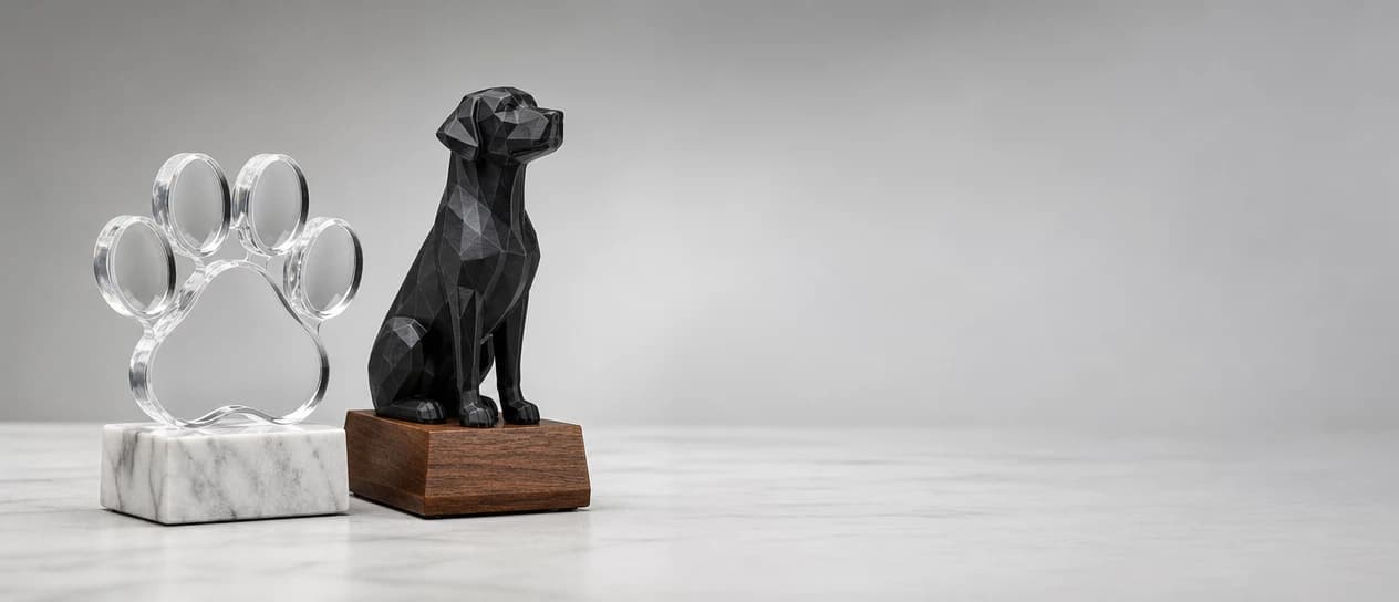 Custom pet trophies