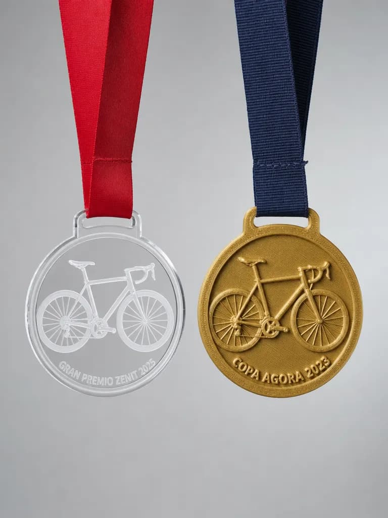 Medallas de ciclismo personalizadas