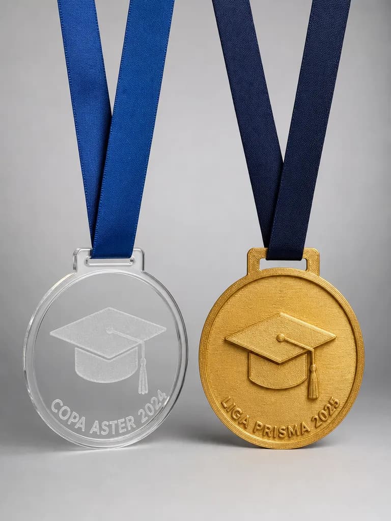 Medallas de fin de curso personalizadas