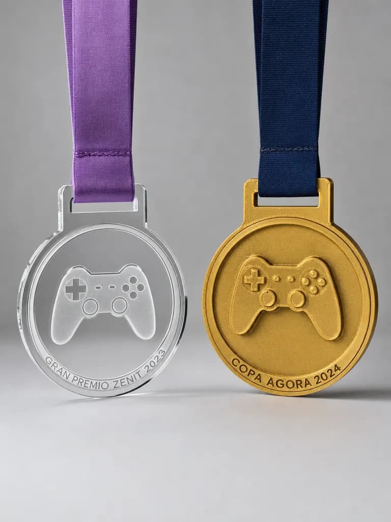 Medallas gamer personalizadas para esports