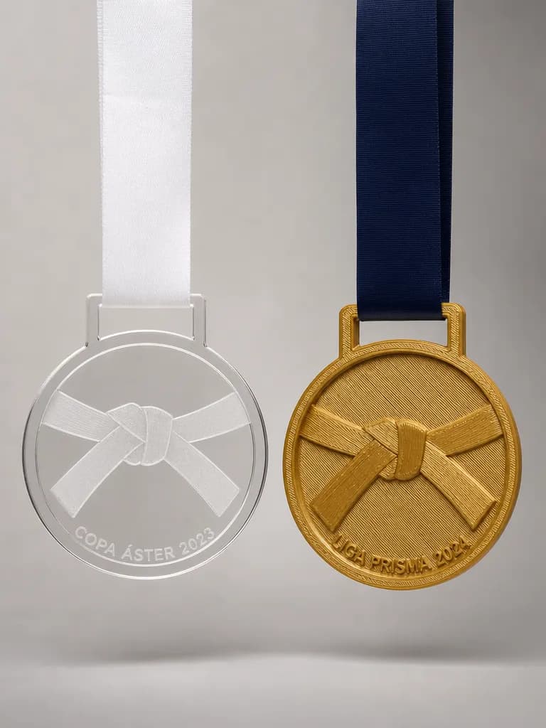 Medallas de karate personalizadas