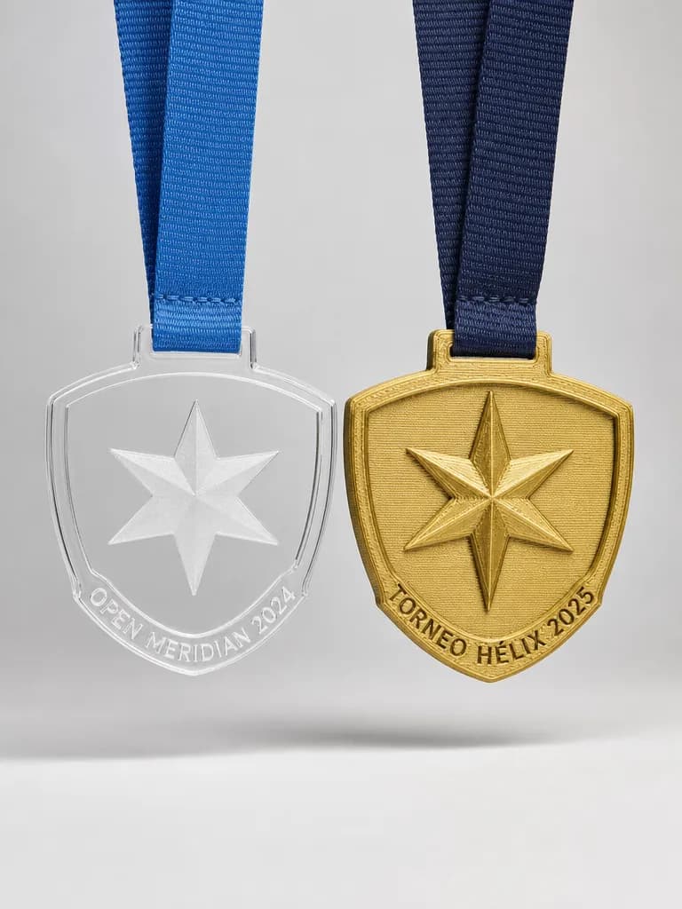 Medallas para liga personalizadas