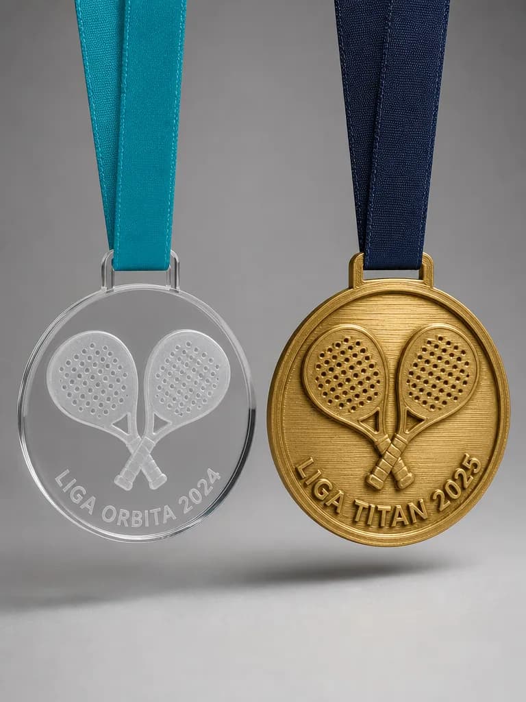 Medallas de pádel personalizadas