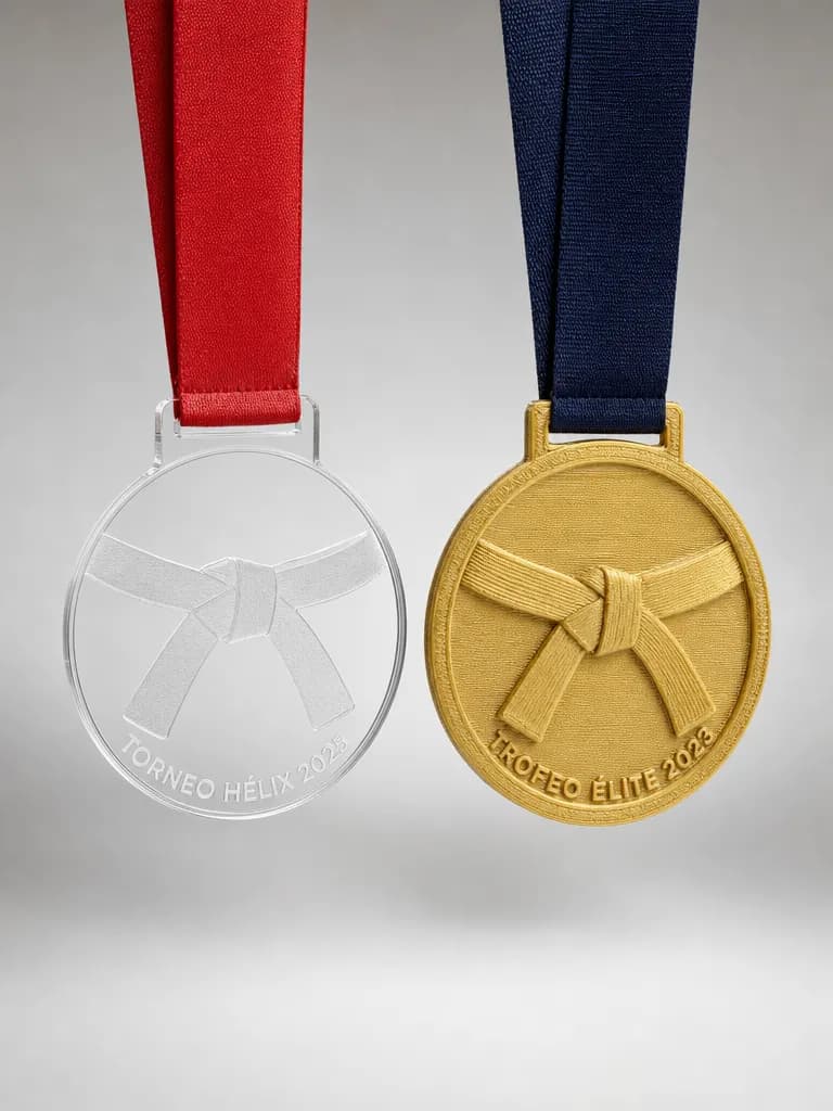Custom taekwondo medals