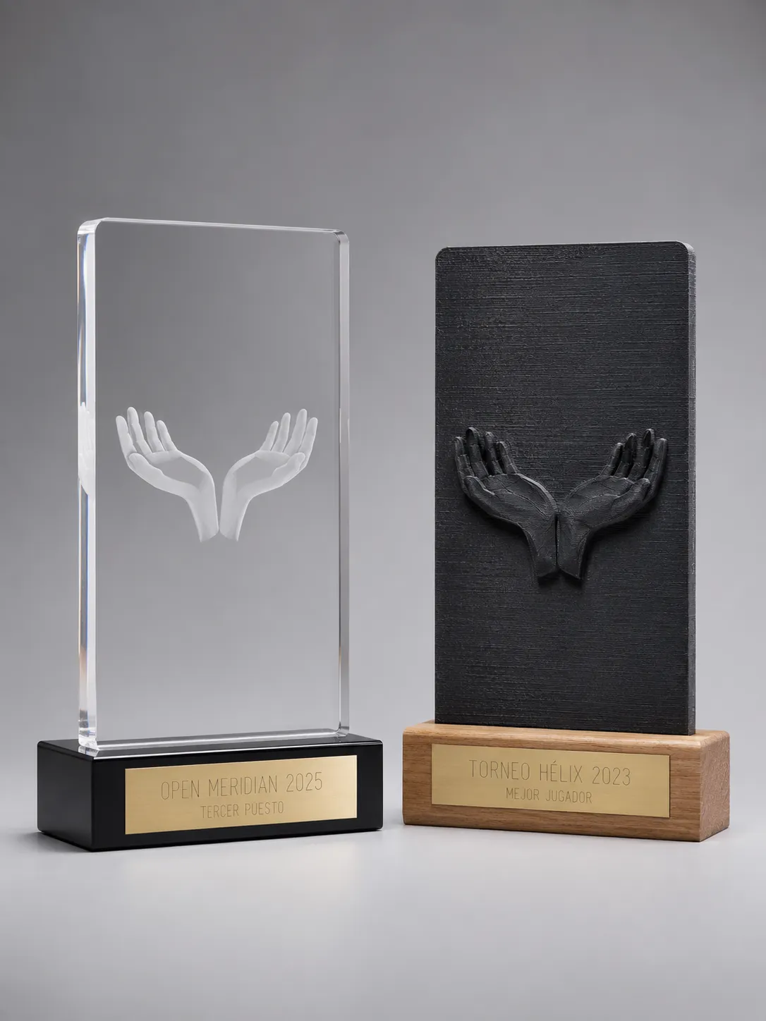 Placas de agradecimiento personalizadas
