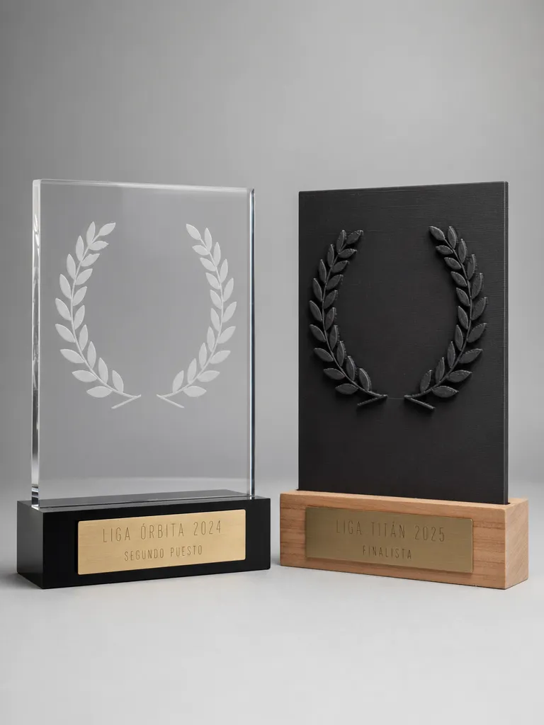 Placas de homenaje personalizadas