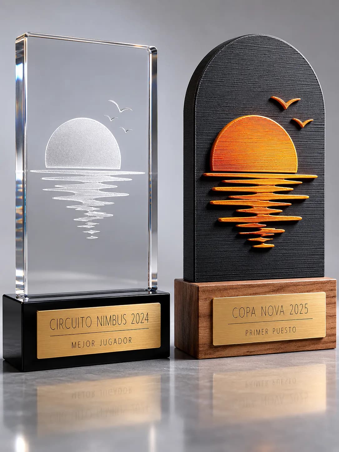 Placas de jubilación personalizadas